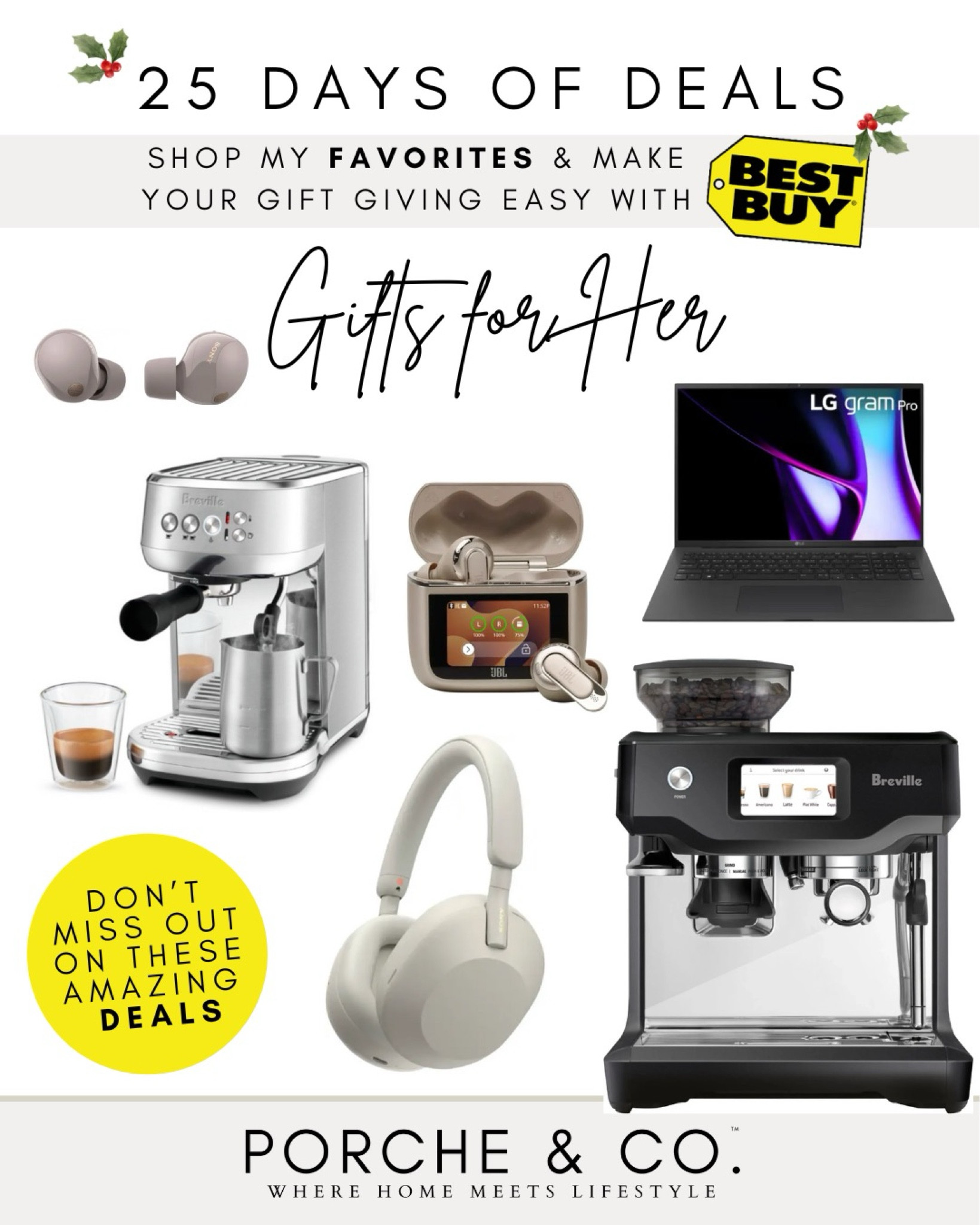 I’m partnering with Best Buy to bring you my favorite Gifts for Her! Best Buy has some amazing items on incredible deals throughout December! Check her off your list with @bestbuy. Shop new deals everyday with Bets Buy 👏🏻 #bestbuypartner #gifts #giftguide #giftsforher#LTKCyberWeek 

#LTKHoliday #LTKGiftGuide