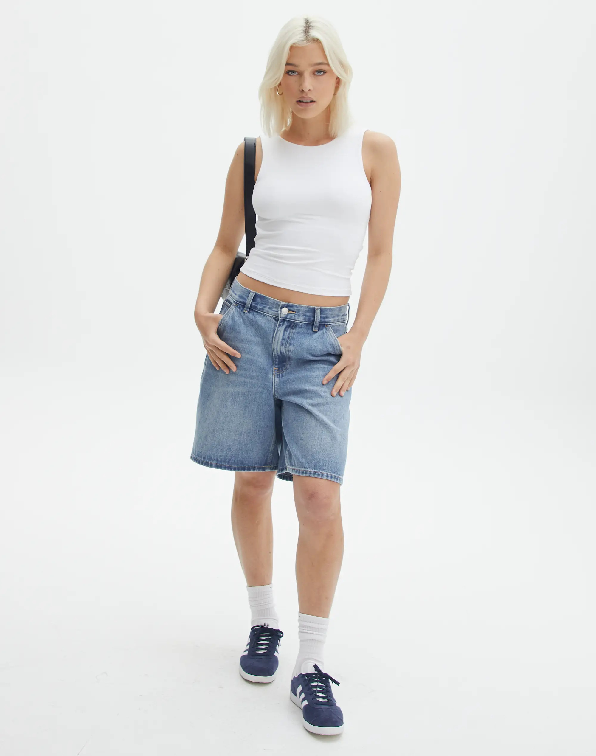 Supersoft Backless Tank Top in White | Glassons | Glassons (Australia)