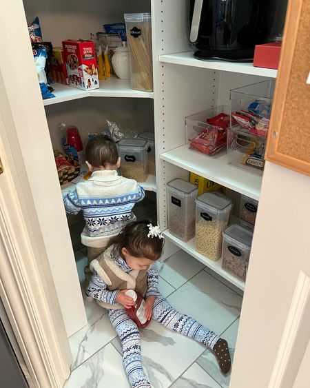 Pantry organization. Toddler outfit. Cereal organizers. Clear organizers. Kitchen essentials. Kitchen organization. Baby boy style. Toddler girl style. Matching family. 

#LTKhome #LTKfamily