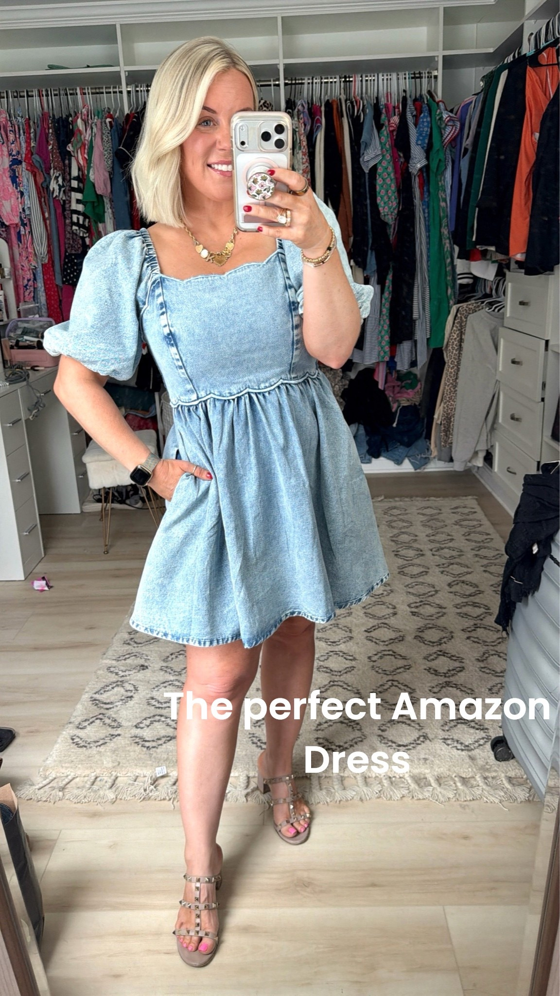 The perfect Amazon dress. So cute and flattering - you’re going to want it in multiple colors this summer !!! (I already ordered it in pink and black)

Can’t wait to wear it with cowboy boots to Morgan Wallen this summer

#LTKootd #LTKOver40 #LTKgrwm