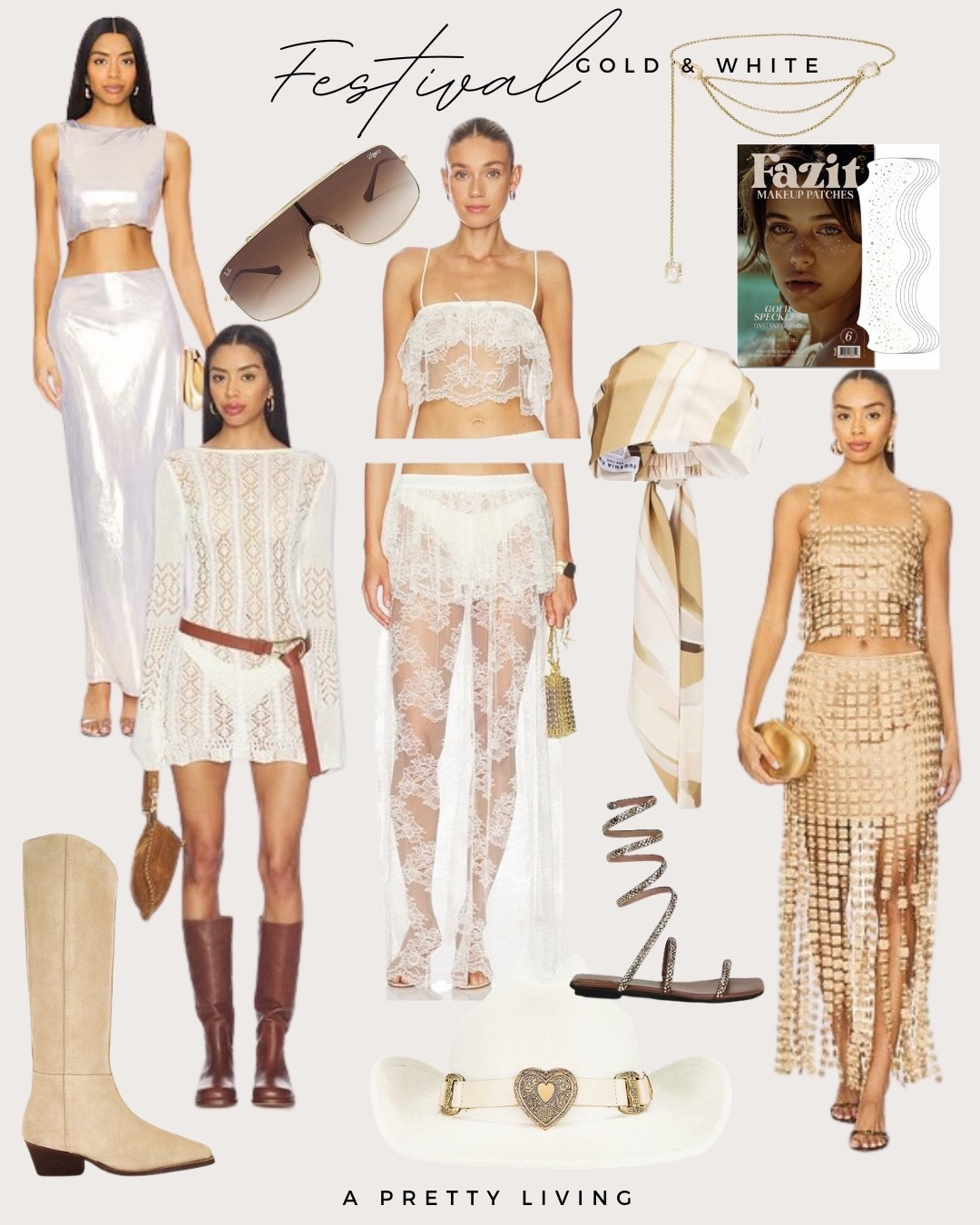 Festival Finds 🤍 Gold, Lace & White






#festival #concert #desert #cochella #stagecoach

#LTKspringtrends #LTKootd #LTKSeasonal