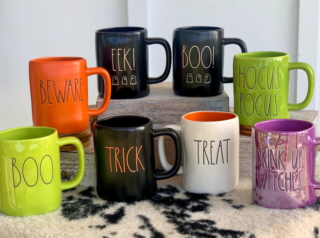 Halloween Mug Spooky season Hocus Pocus Mug Rae Dunn Trick or treat mug Rae Dunn Coffee Mug Rae D... | Etsy (US)