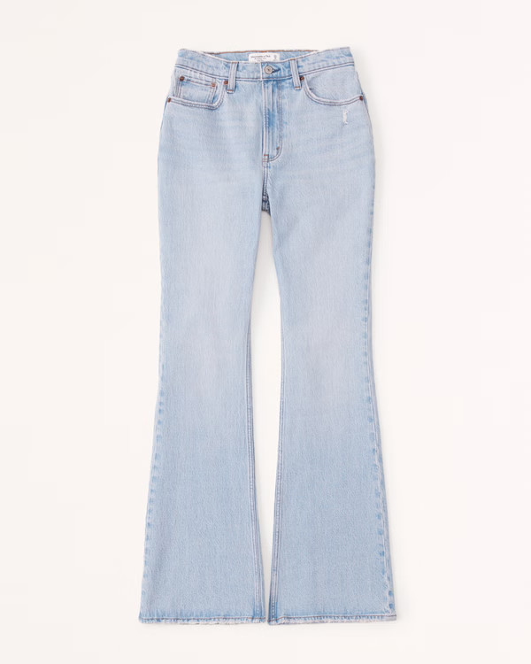 Women's Curve Love High Rise Vintage Flare Jean | Women's Bottoms | Abercrombie.com | Abercrombie & Fitch (US)