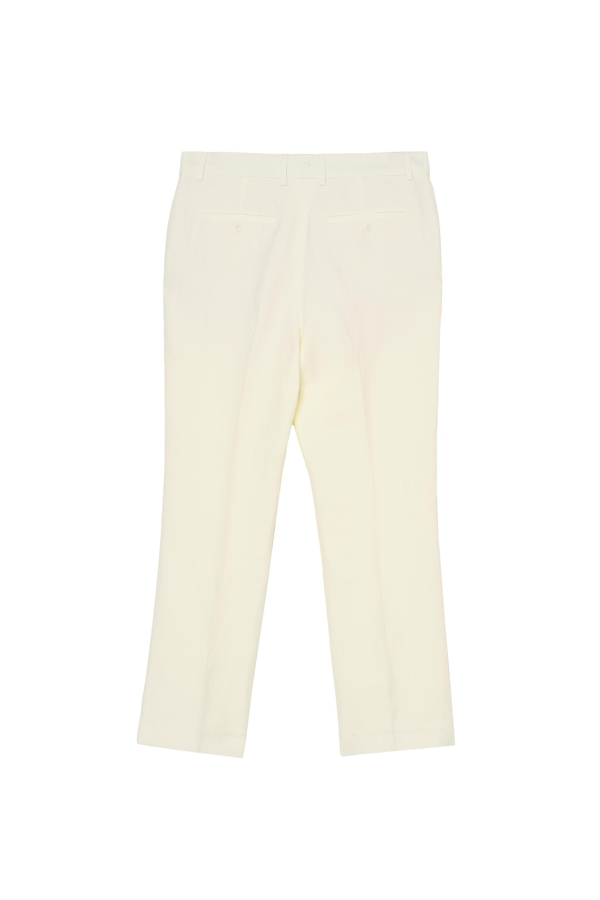 RELAXED FIT HERRINGBONE LINEN - WOOL SUIT TROUSERS | Zara UK