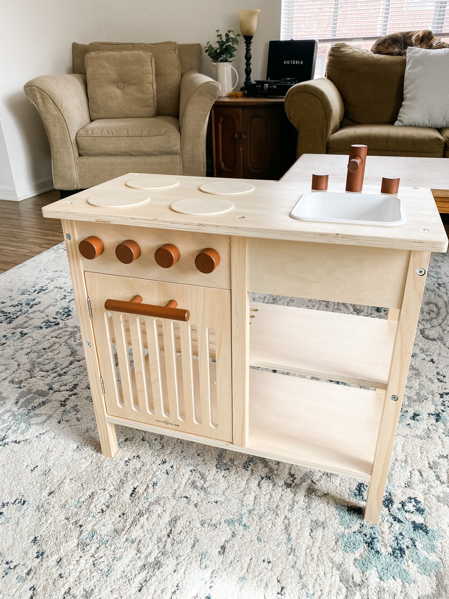 Toddler sized wooden play kitchen

#LTKhome #LTKbaby #LTKkids