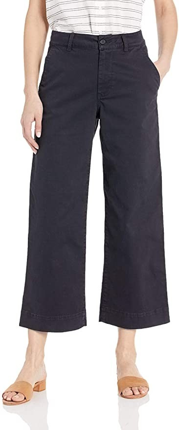 Amazon Brand - Daily Ritual Women's Washed Chino Wide Leg Pant | Amazon (US)
