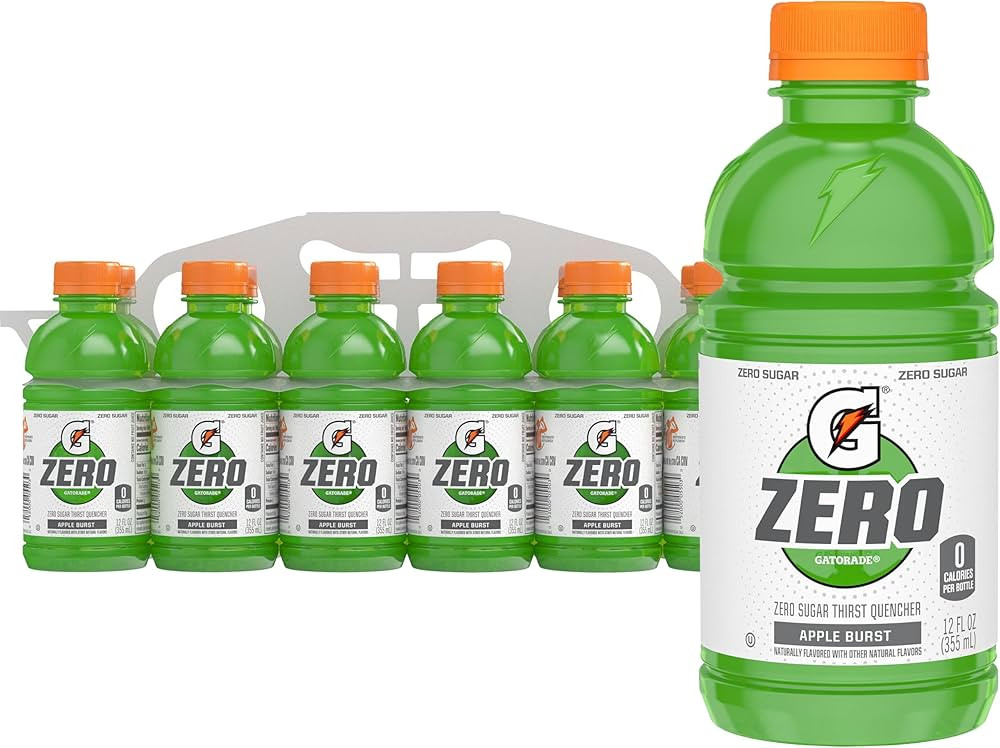 Gatorade Zero Sugar Apple Burst 12oz 12pk | Amazon (US)