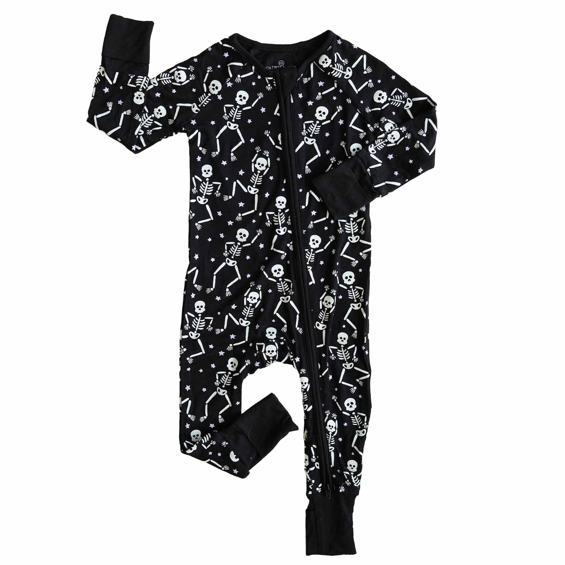 Baddie Bones Convertible Zip Romper | Caden Lane