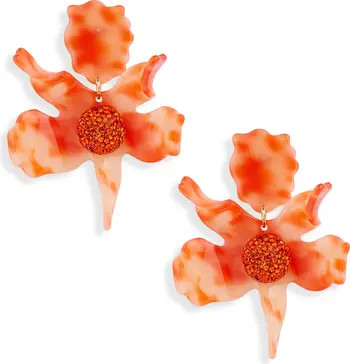 Crystal Lily Drop Earrings | Nordstrom