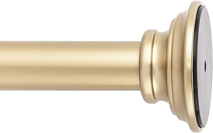 Snug Set | Ultra Strong Secure Hold Tension | Gold Window Curtain Rod | Easy Mount | 2" Silicone ... | Amazon (US)