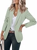 Cicy Bell Womens Casual Blazers Open Front Long Sleeve Work Office Suit Jackets Blazer | Amazon (US)