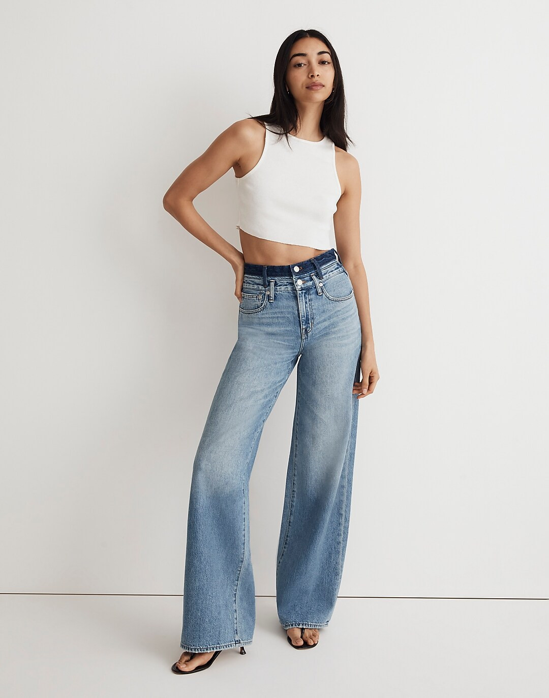 Madewell x Molly Dickson Double-Waistband Straight Jeans | Madewell