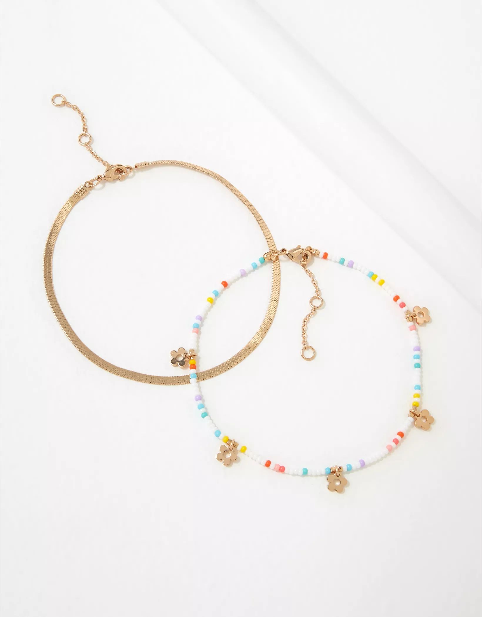 AEO Daisy Bracelet 2-Pack | American Eagle Outfitters (US & CA)