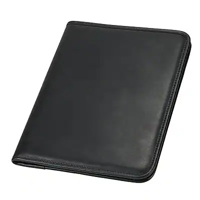 Samsill - Professional Vinyl Padfolio with Writing Pad - Black | Best Buy U.S.