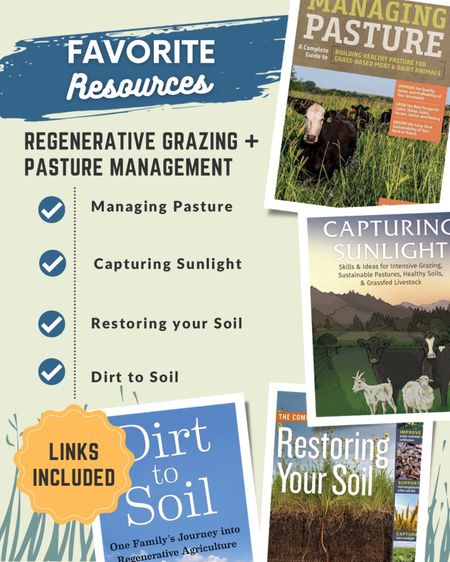 Regenerative Agriculture & Grazing Resources - must read books 

#LTKSeasonal #LTKhome