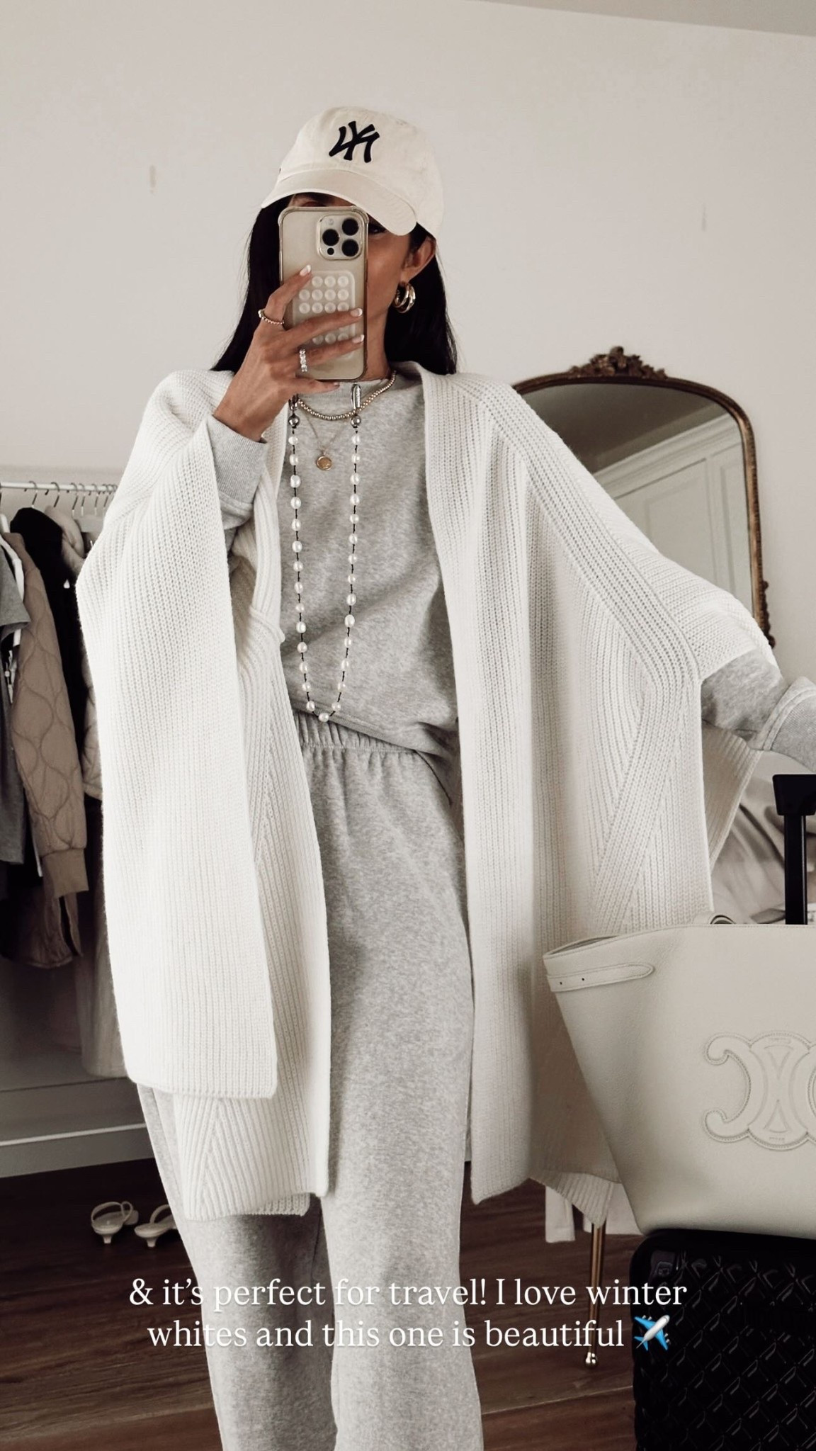 Perfect for travel! I love winter whites and this one is beautiful✈️

#LTKTravel #LTKgrwm #LTKHoliday