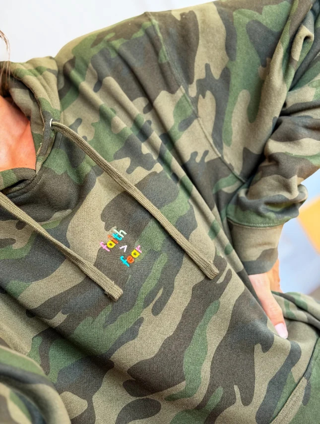 Faith > Fear Embroidered Hoodie | Worthy Wear