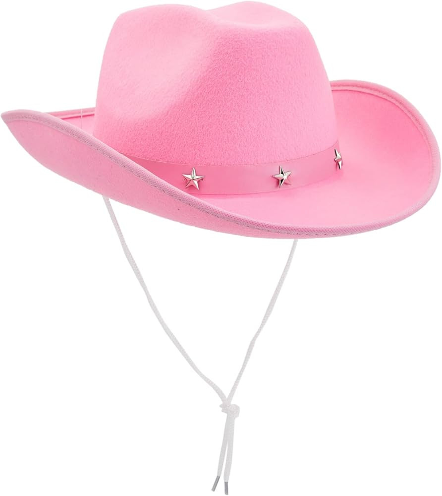 Felt Cowgirl Hat for Women and Men, Costume Accessories (14.8 x 10.6 x 5.9 Inches) | Amazon (US)