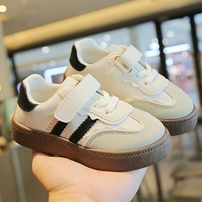 1pair Unisex Lightweight Casual Sneakers With Soft Sole, Straps, Easy To Wear, Ideal For Spring And Autumn | SHEIN