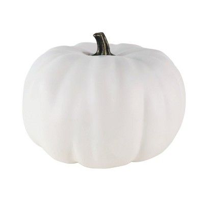 Medium Halloween Pumpkin Solid Cream - Hyde and Eek! Boutique™ | Target