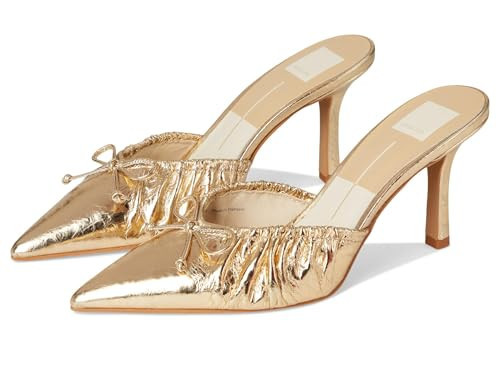 Dolce Vita, Kairi, Gold Distressed Leather, 8.5, Medium | Amazon (US)