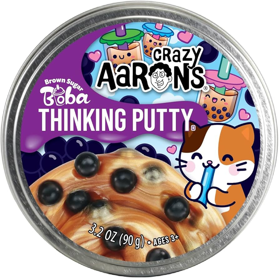 Crazy Aaron's Thinking Putty® - Brown Sugar Boba - Sensory Putty for Kids and Grown ups in a 4" ... | Amazon (US)