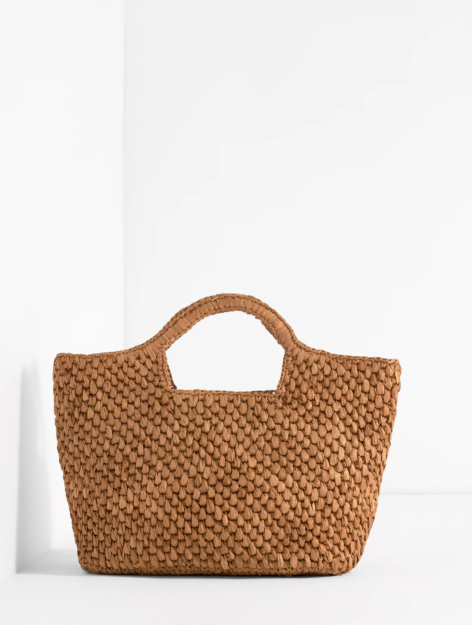Hat Attack Sandy Handheld Bag - Toast - 001 Talbots | Talbots