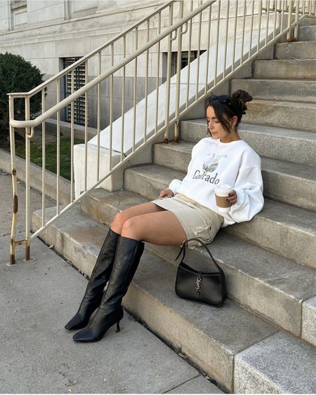 Don’t worry, this time my coffee came w/ a lid 💀 

.
.
.
.
Fall outfit inspo, cargo skirt, comfy style, oversized sweater, Princess Polly, fall outfit ideas, knee high boots, how to style, mini skirts in fall, autumn ootd, Pinterest style, Pinterest inspired, #fallfashion #fallootd #falloutfitideas #cargoskirt #princesspollyboutique 

#LTKHalloween #LTKstyletip #LTKSeasonal