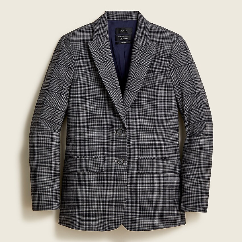 Sommerset blazer in grey plaid Italian wool | J. Crew US