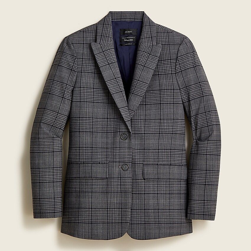 Sommerset blazer in grey plaid Italian wool | J.Crew US