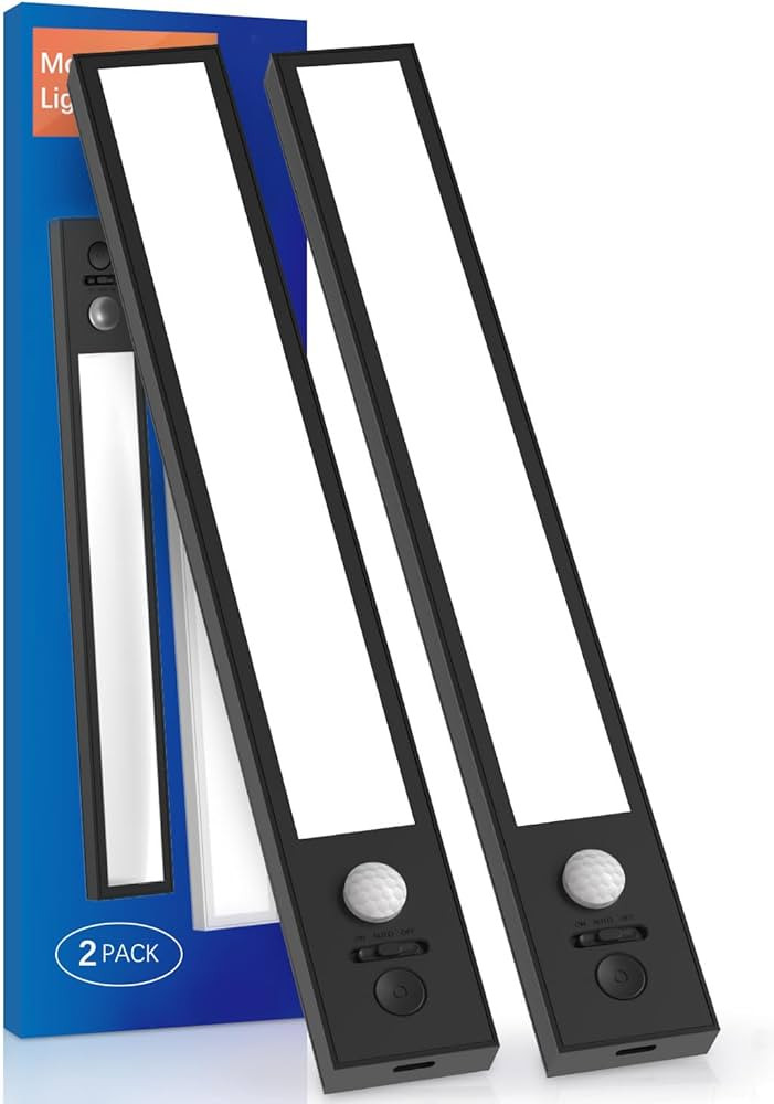 FULEN LED Schrankbeleuchtung mit Bewegungsmelder für den Innenbereich, LED Leiste Batterie USB W... | Amazon (DE)