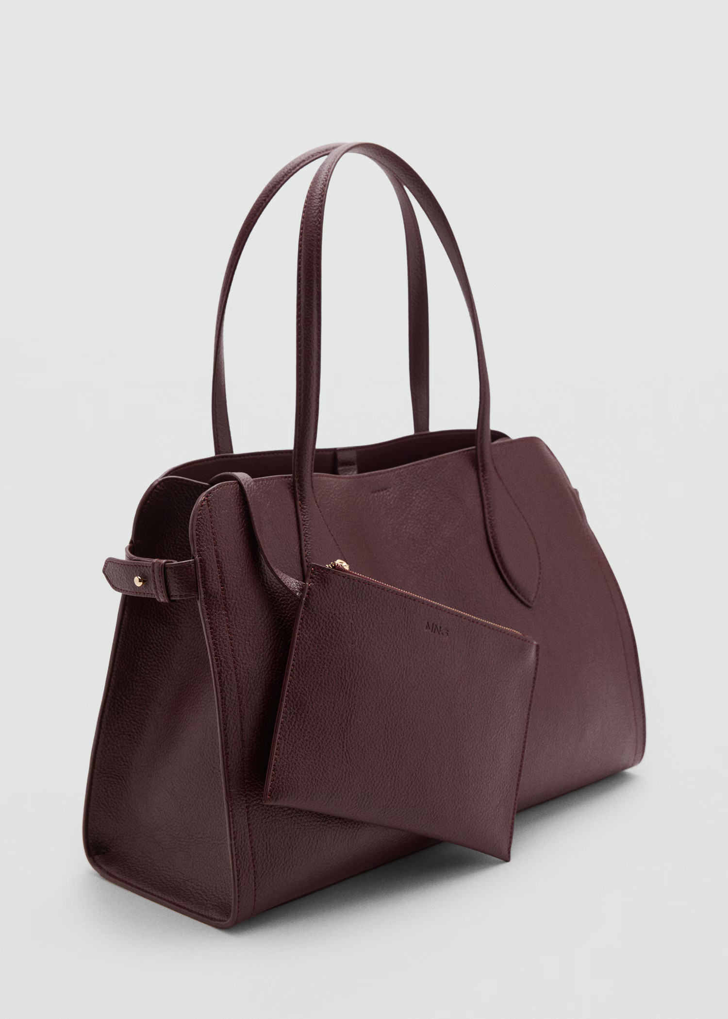 Medium bag with pebbled leather effect - Women | MANGO USA | Mango (US/MX/AU)