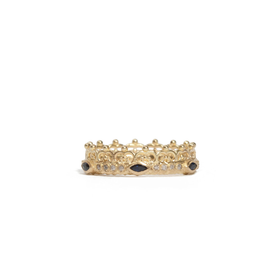 Half-Crown Stack Ring | Armenta