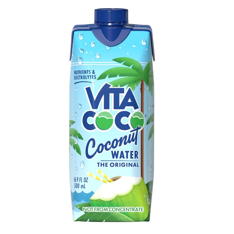 Vita Coco The Original Coconut Water, Nutrients & Electrolytes Rich, Pure, 16.9 fl oz Tetra | Walmart (US)