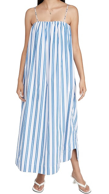 Stripe Cotton Strap Dress | Shopbop