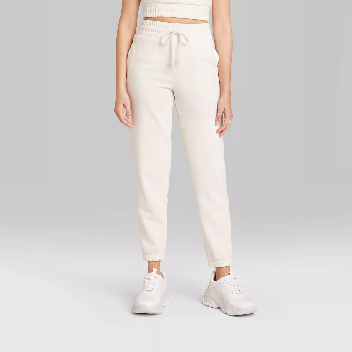 Women's High-Rise Tapered Joggers - Wild Fable™ | Target