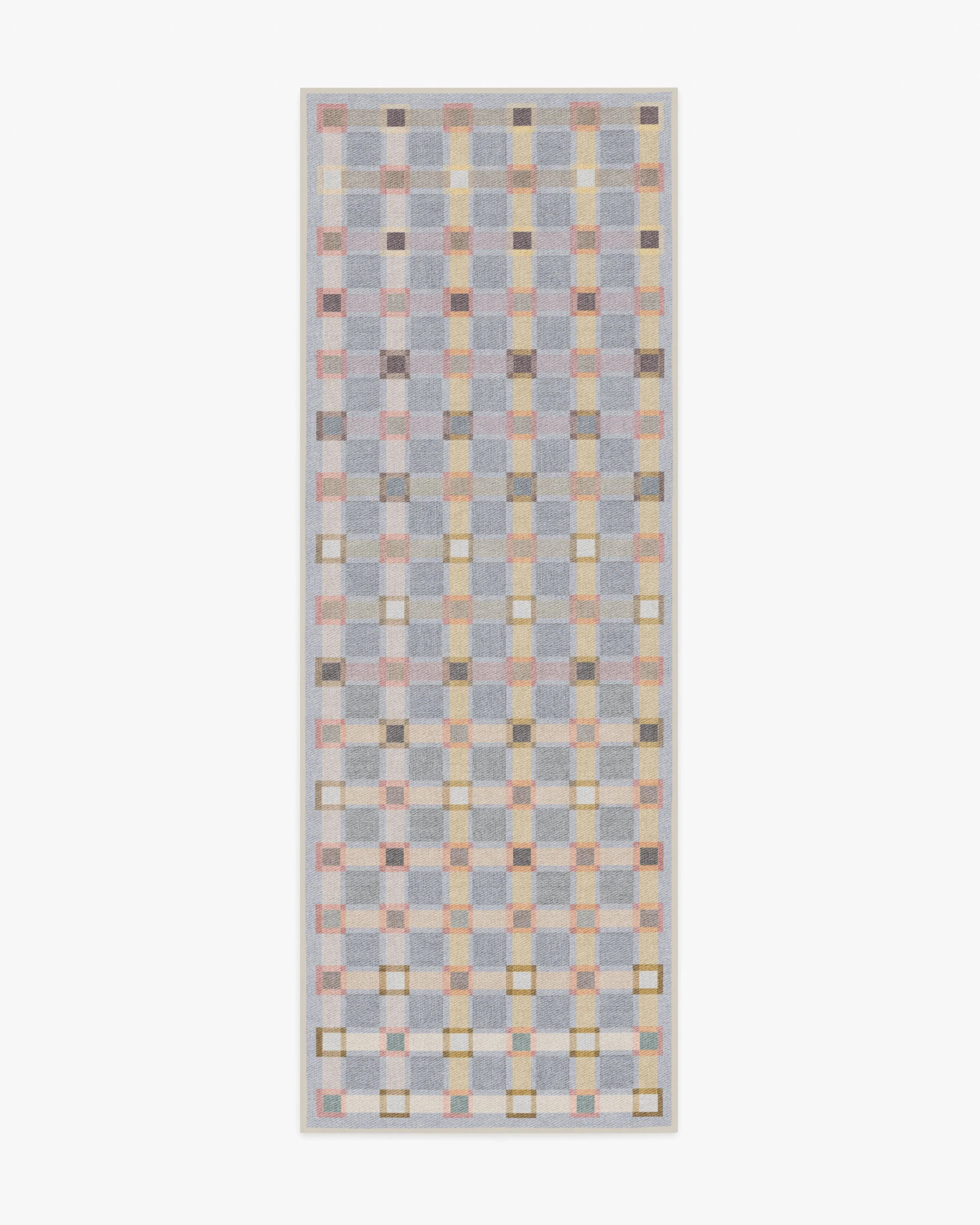 Maja Stone Blue Multicolor Flatwoven Rug | Ruggable US | Ruggable