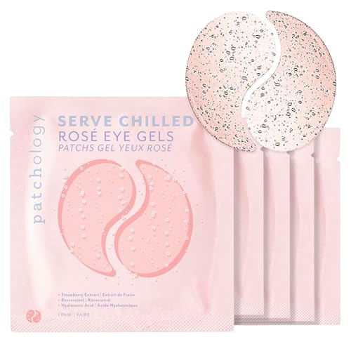 Patchology Hydrating Under Eye Patches for Dark Circles, Serve Chilled Hyaluronic Acid Serum Unde... | Amazon (US)