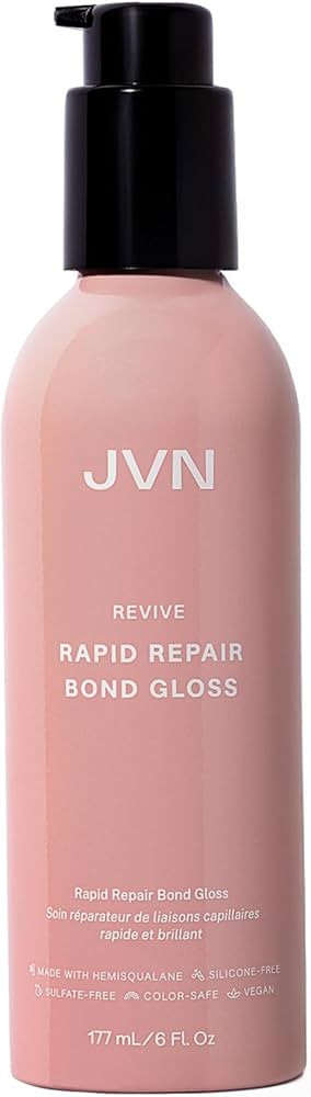JVN Revive Rapid Repair Bond Gloss, 6 Fl Oz, Hair Shine Gloss Serum and Bond Repair Treatment, Re... | Amazon (US)