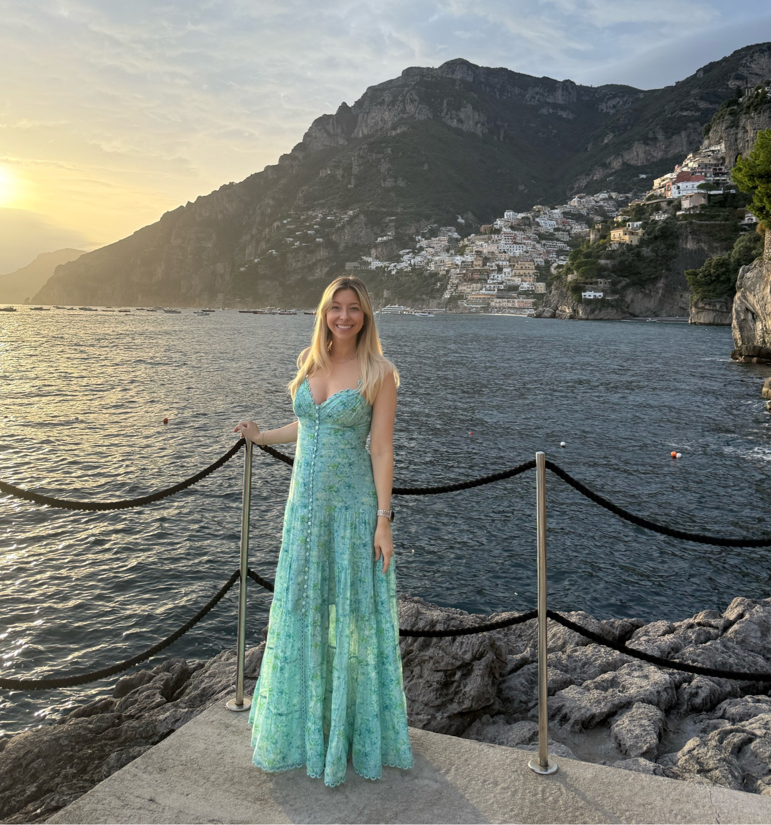 Positano outfit inspo — linking this gorgeous bump friendly maxi dress!!

I am 5’3, 120lbs/14 weeks pregnant wearing size Small! This brand does run a tad bit big, so I did make a couple minor alterations and had my tailor see together the front to keep the buttons from popping as my belly grows. It is a true button front, but I just pull it on overhead since the back is smocked! 

#LTKBump #LTKTravel #LTKSaleAlert