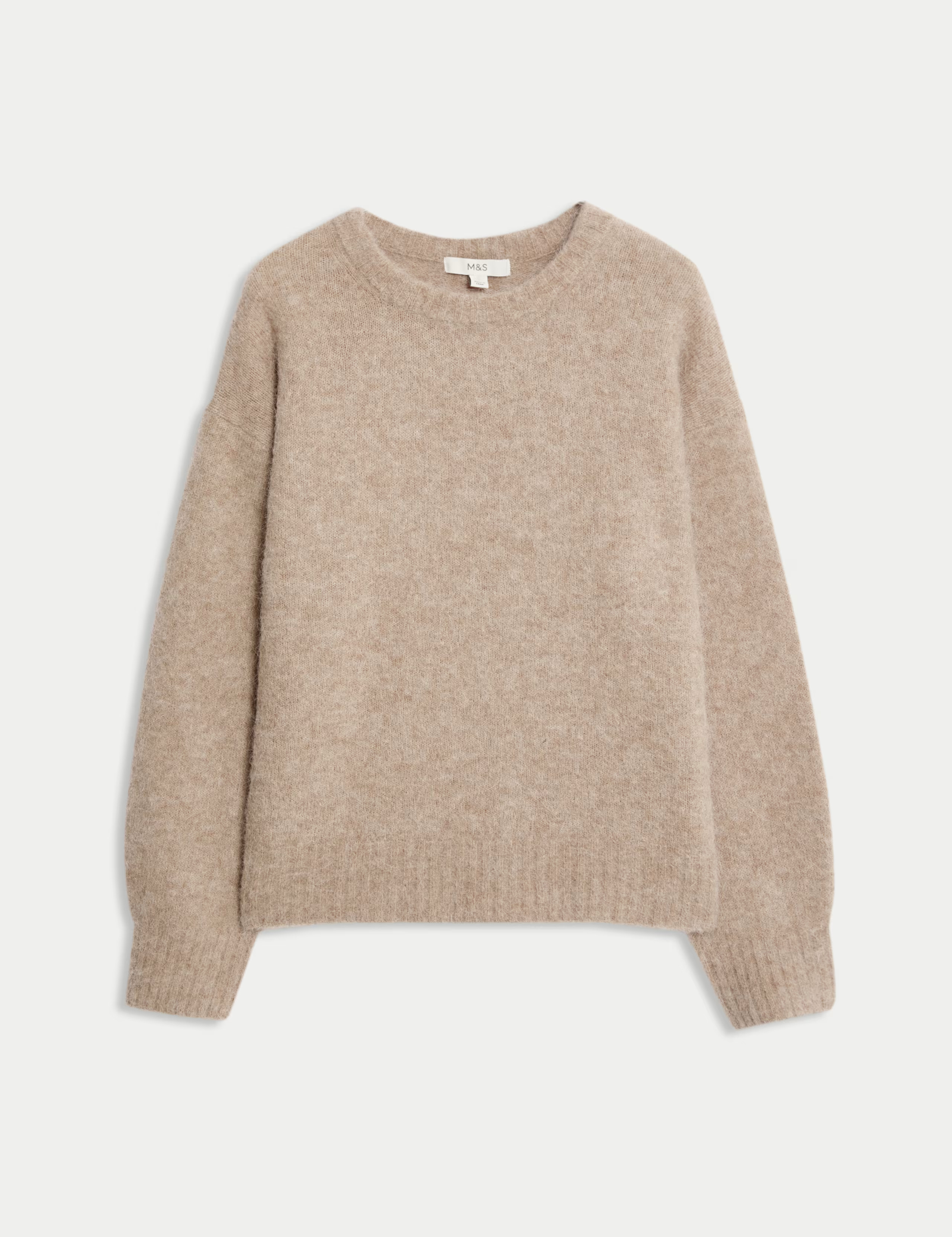 Alpaca Blend Textured Relaxed Jumper | Marks & Spencer (UK)