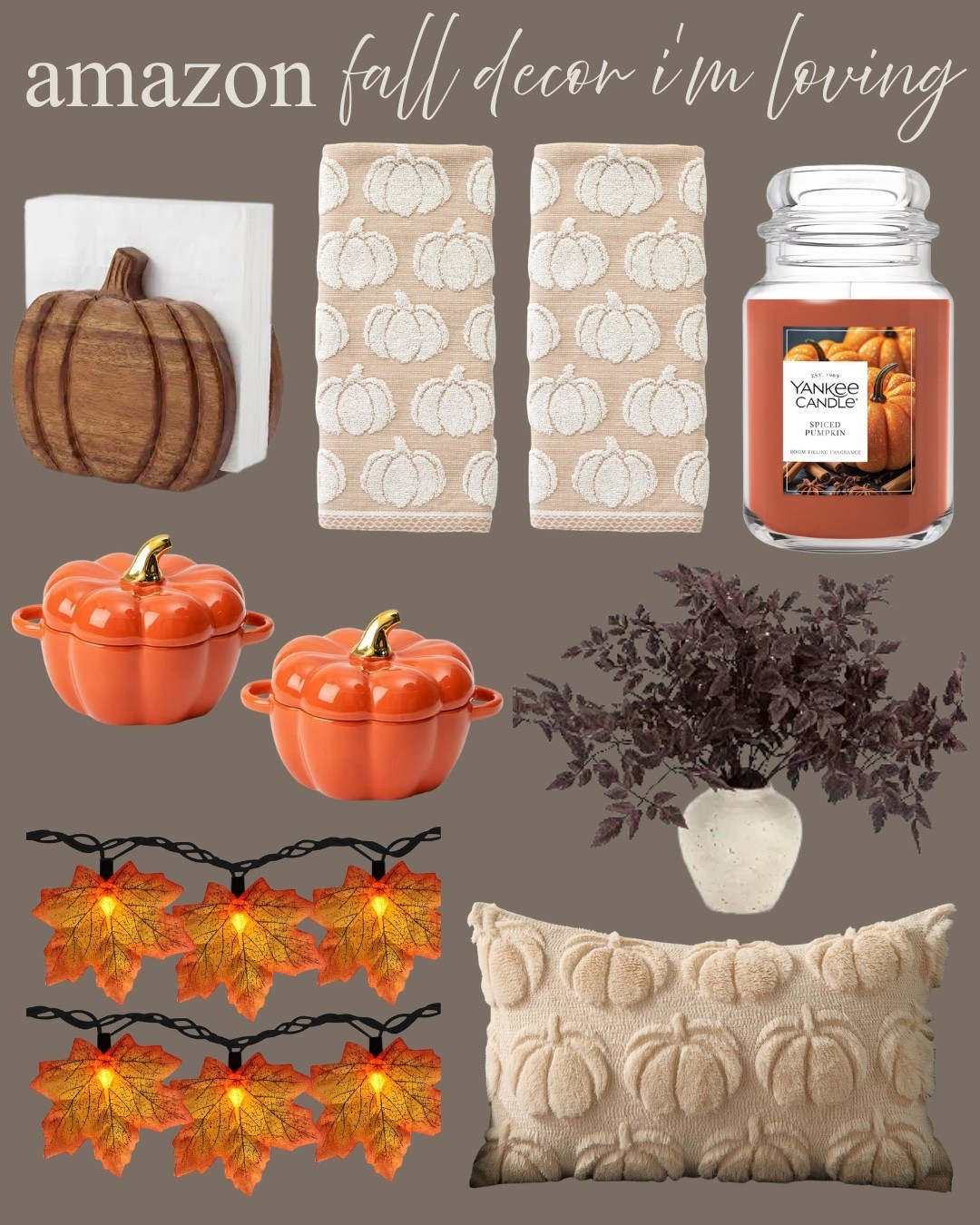 A few fall finds I’m loving from Amazon 🎃 Warm textures, cozy details, and those little touches that make home feel extra inviting this time of year.

fall home, autumn decor, cozy spaces, Amazon finds, seasonal styling, home inspiration

#LTKSeasonal #LTKHome