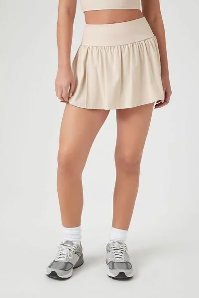 Active High-Rise A-Line Skort | Forever 21