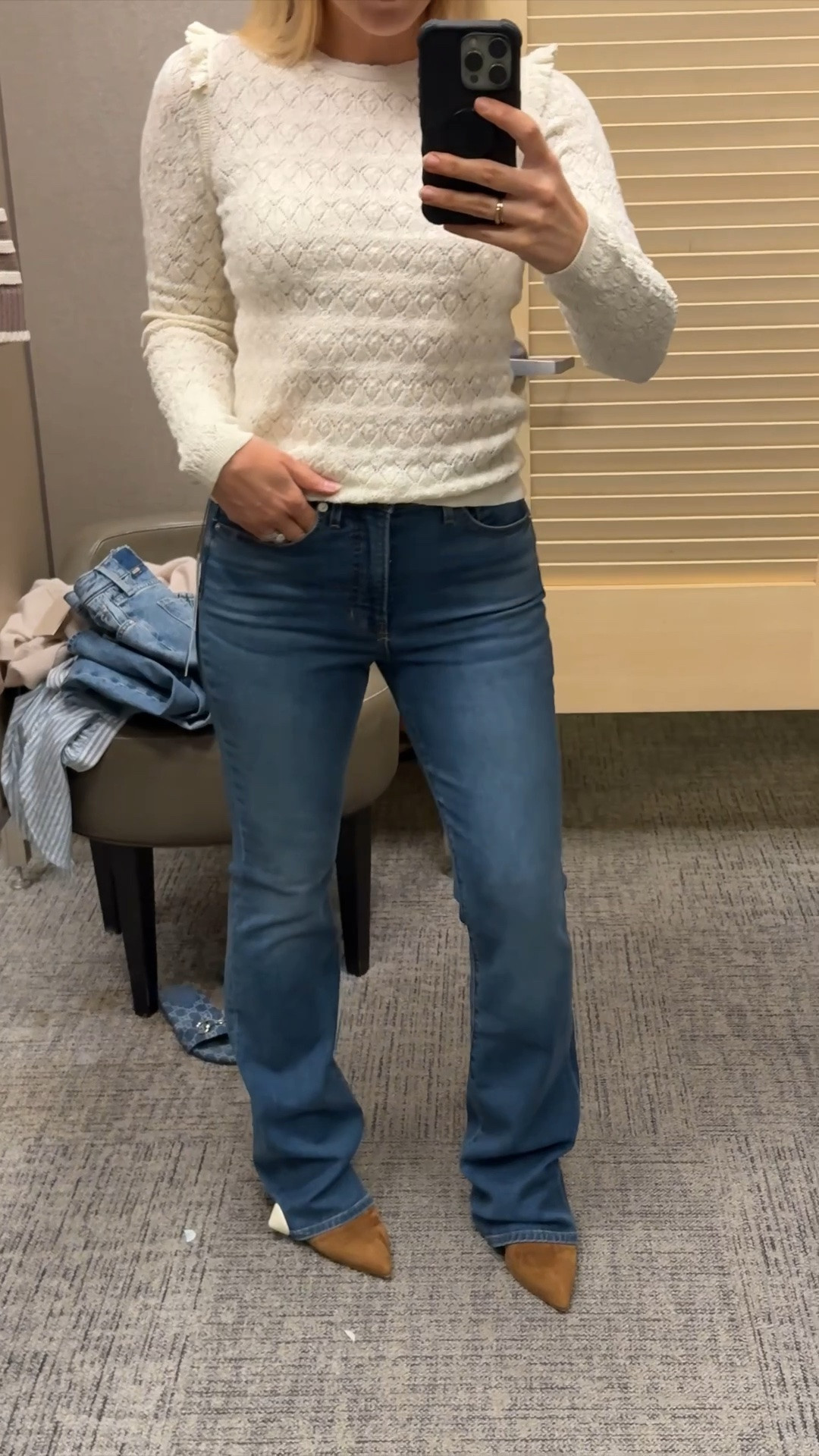 NEW FAVORITE JEANS!
Perfect bootcut WITH stretch 
Mother jeans 
Nordstrom Anniversary Sale

#LTKSaleAlert