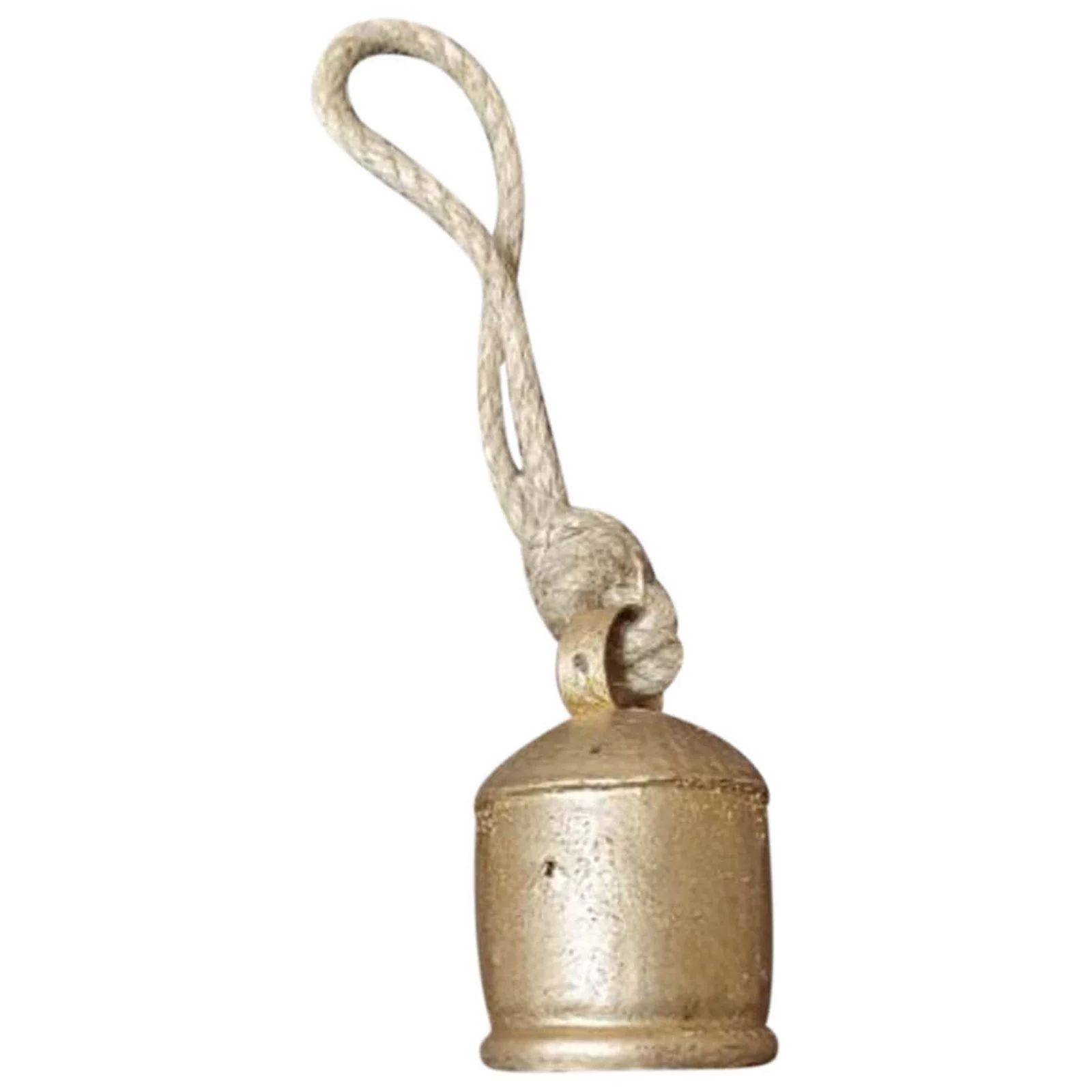 TERGAYEE Christmas Bell,Brass Cow Shabby Style Rustic Metal Hanging Giant Cow Bells Decor, Tree H... | Walmart (US)