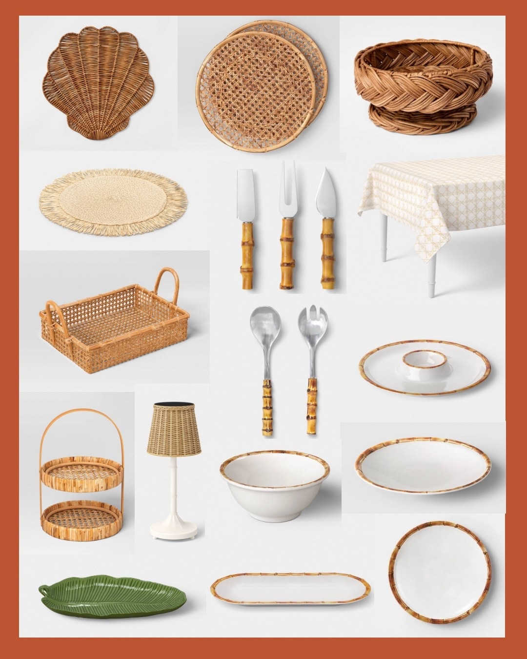 All the bamboo outdoor entertaining pieces all from Target 🎯 I want it all for our backyard parties this summer! 


#LTKSeasonal #LTKHome