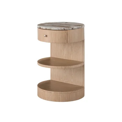 1 - Drawer Nightstand in Tan | Wayfair North America