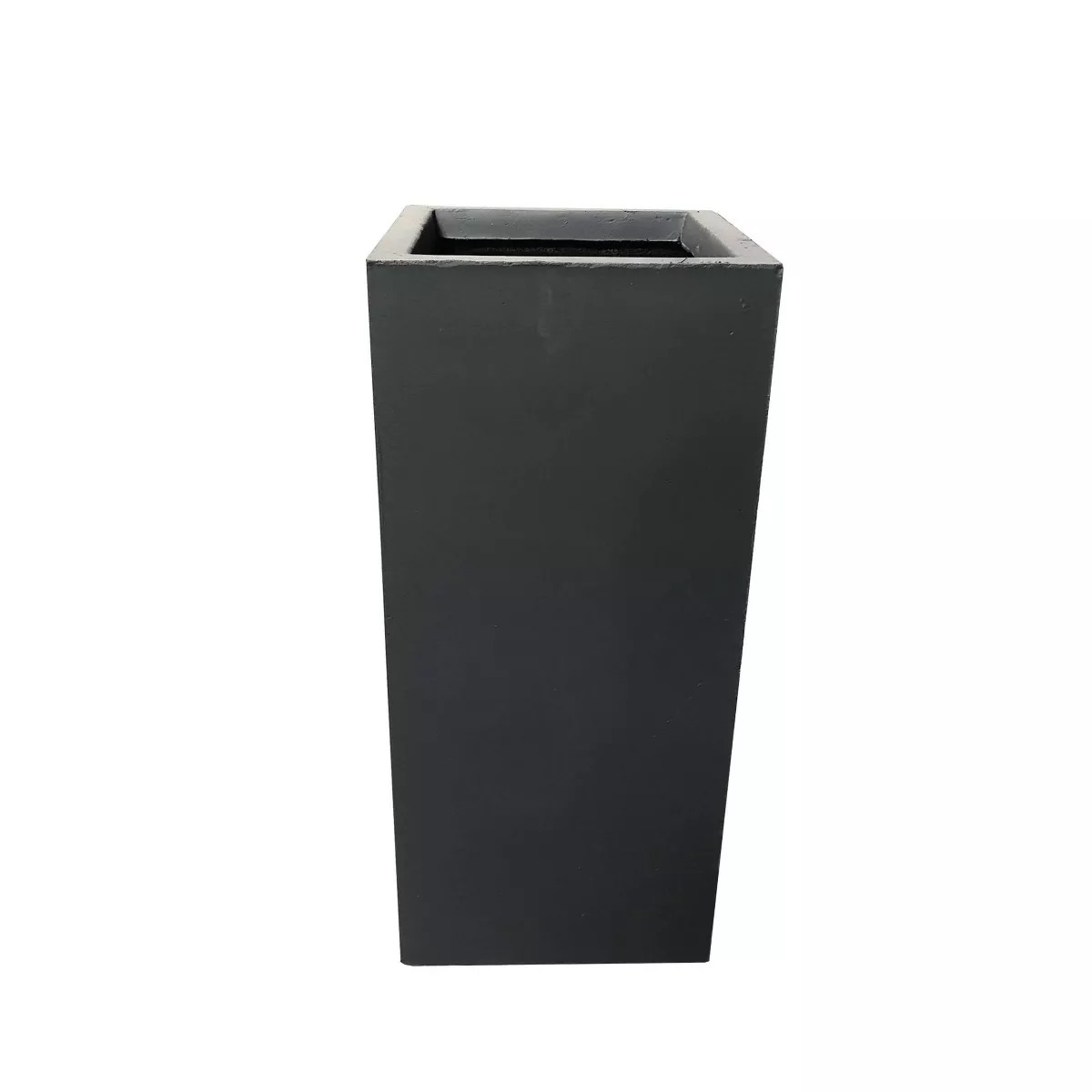 20" x 9" Rectangular Kante Lightweight Modern Tall Outdoor Planter Charcoal - Rosemead Home & Gar... | Target