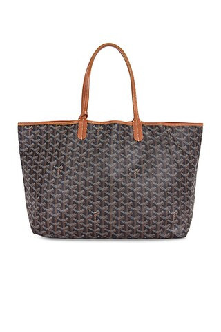 goyard Goyard Saint Louis PM Tote Bag in Black - Brown. Size all. | FWRD 