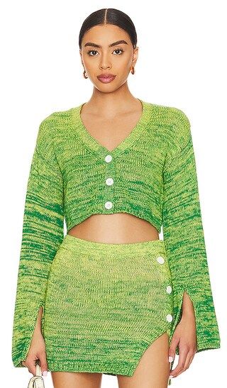 Genia Ombre Cardigan in Green Ombre | Revolve Clothing (Global)